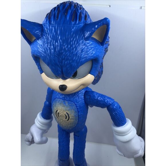 Sonic The Hedgehog 3 Ultimate Talking Sonic & Lights 14-Inch Action Figure Works - Picture 5 of 12